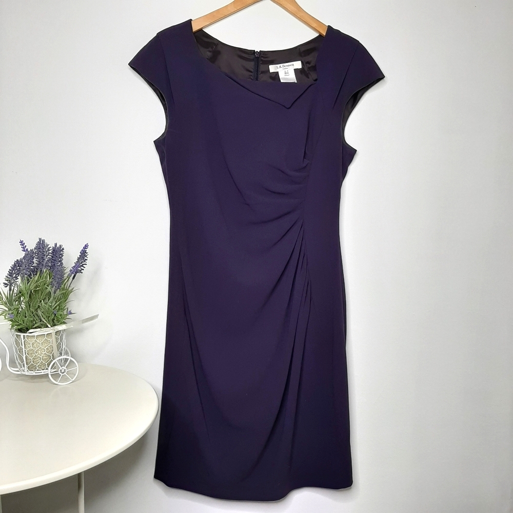 L.K. Bennett Purple Dress size 10